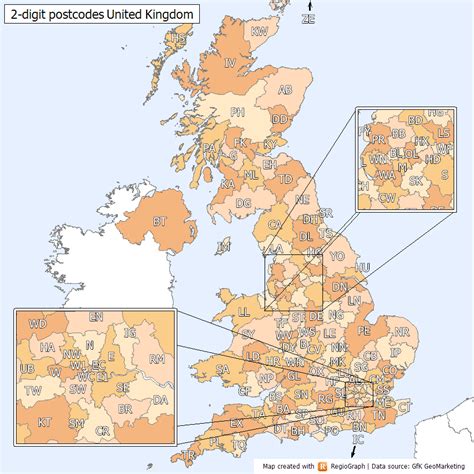 London Postcodes (United Kingdom).